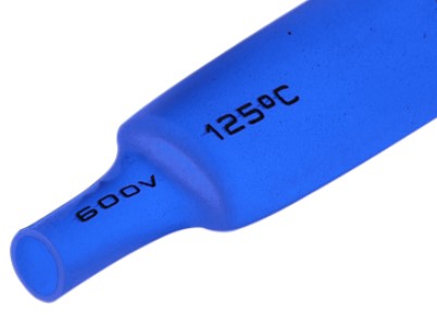 Трубка термоусаживаемая ТУТнг-LS (2:1)-9/4.5 синяя REXANT Фото