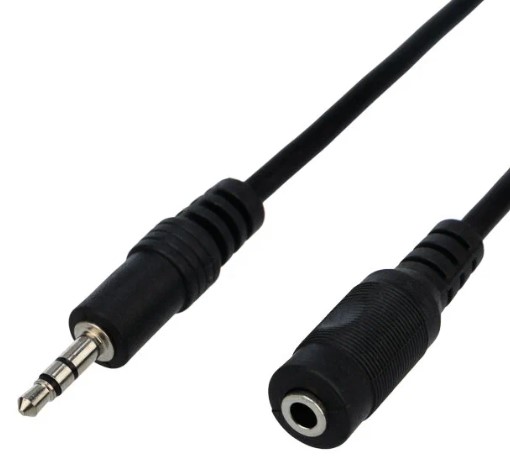 Шнур Стерео 3,5 мм гнездо - Стерео 3,5 мм штекер, длина 1,5 метра REXANT Фото