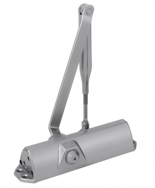 TS-68 (серебро) Доводчик для дверей весом до 90 кг, двухскоростной Фото