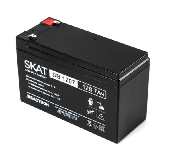 SKAT SB 1207 Аккумулятор свинцово-кислотный Фото SKAT SB 1207 Аккумулятор свинцово-кислотный Фото