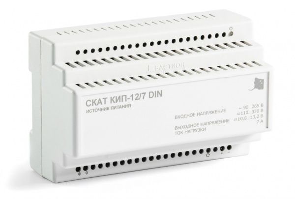 СКАТ КИП-12/7 DIN источник питания 12В+/-10% 7А, Uвх=90-265VAC/110-370VDC Фото СКАТ КИП-12/7 DIN источник питания 12В+/-10% 7А, Uвх=90-265VAC/110-370VDC Фото