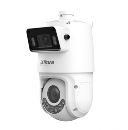 DH-SDT4E225-4F-GB-A Уличная купольная PTZ IP-видеокамера с панорамным модулем, активным сдерживанием и ИИ Фото