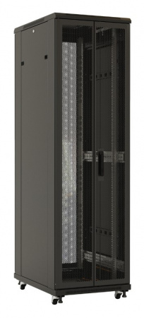 Hyperline TTB-4282-DD-RAL9004 Шкаф напольный 19-дюймовый, 42U, 2055x800х1200 мм (ВхШхГ) Фото