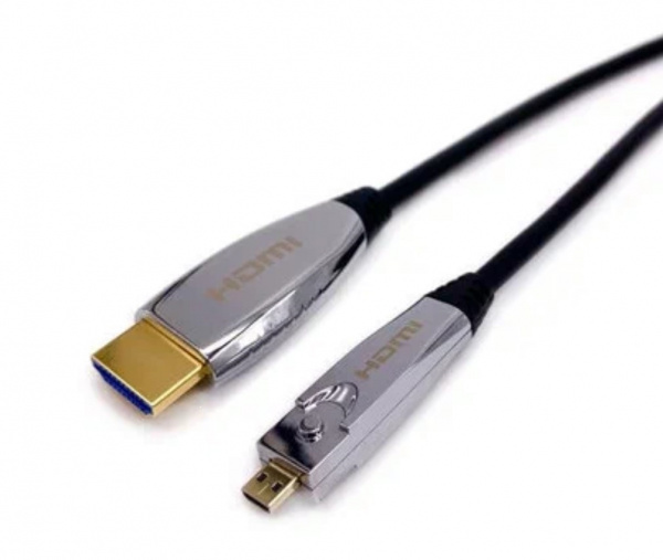HDMI v2.1 кабель оптический 4K HDR Pro-HD Expert 10 метров, со съёмным наконечником Фото HDMI v2.1 кабель оптический 4K HDR Pro-HD Expert 10 метров, со съёмным наконечником Фото