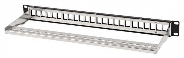 Hyperline PPBL3-19-24-SH-RM Модульная патч-панель 19 Hyperline PPBL3-19-24-SH-RM Модульная патч-панель 19