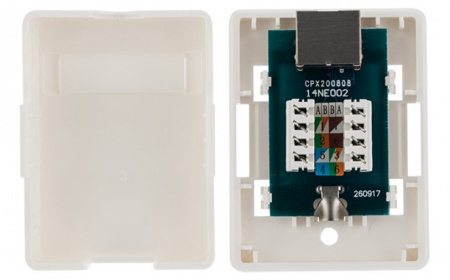 Рoзетка компьютерная внешняя, 1-порт RJ-45 (8P8C), FTP экранированная, категория 6, REXANT Фото Рoзетка компьютерная внешняя, 1-порт RJ-45 (8P8C), FTP экранированная, категория 6, REXANT Фото