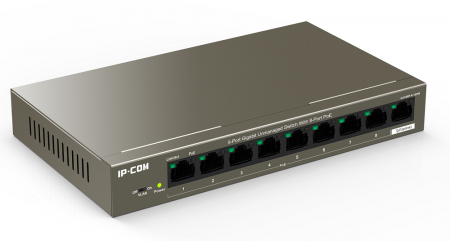 G1109P-8-102W Неуправляемый PoE коммутатор с 8 гигабитными портами PoE и 1 гигабитным портом Фото G1109P-8-102W Неуправляемый PoE коммутатор с 8 гигабитными портами PoE и 1 гигабитным портом Фото