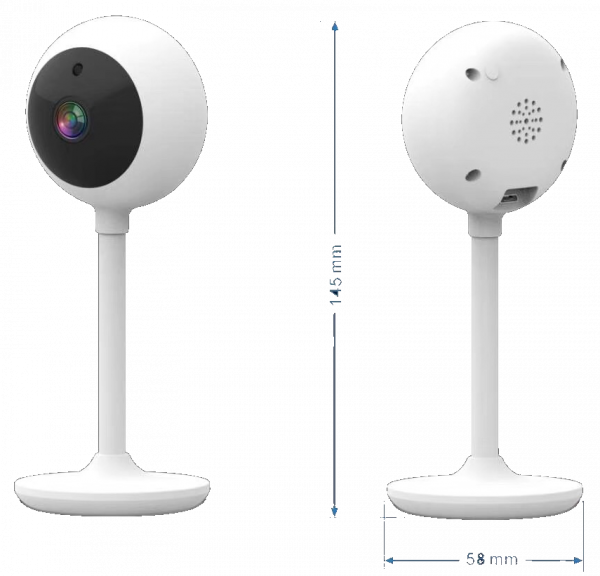 iШар Плюс Видеокамера Wi-Fiкомпактная с ИК подсветкой  Фото