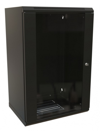 WR-TW-1866-GP-RAL9004 Шкаф настенный 19-дюймовый (19