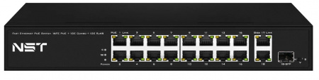 NS-SW-16F3G-P PoE коммутатор  Фото