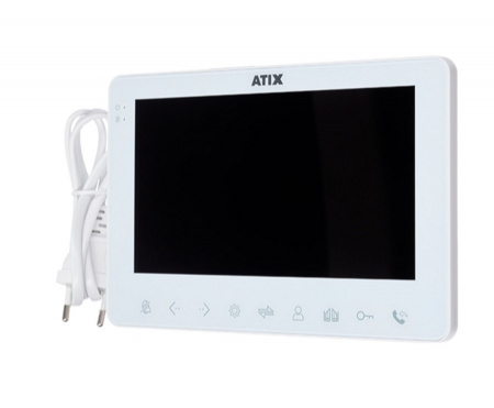 AT-I-K711F/T White Комплект: видеодомофон FHD и видеопанель FHD Фото AT-I-K711F/T White Комплект: видеодомофон FHD и видеопанель FHD Фото