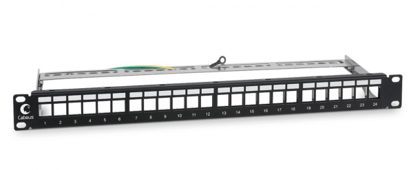 Cabeus PLB-24-SH Модульная патч-панель 19 Cabeus PLB-24-SH Модульная патч-панель 19