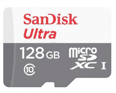 MicroSD 128GB SanDisk Class 10 Ultra Android UHS-I (80 Mb/s) без адаптера Фото
