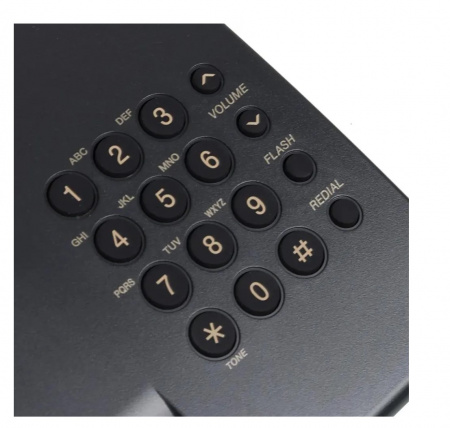 Проводной телефон Panasonic KX-TS2350RUB (черный) Фото Проводной телефон Panasonic KX-TS2350RUB (черный) Фото