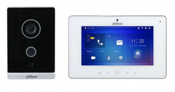 DHI-KTW01 Комплект DHI-VTO2211G-WP+DH-VTH5241DW Фото