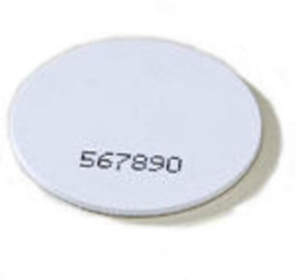 Диск белый, ПВХ пластик, D25, Mifare1K Фото