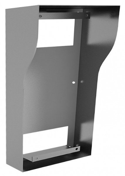 BR-AV SILVER Кронштейн для накладного монтажа с козырьком для индивидуальных панелей серии AV-01(T) Фото BR-AV SILVER Кронштейн для накладного монтажа с козырьком для индивидуальных панелей серии AV-01(T) Фото
