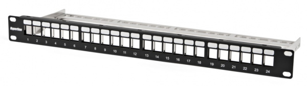Hyperline PPBL3-19-24-SH-RM Модульная патч-панель 19 Hyperline PPBL3-19-24-SH-RM Модульная патч-панель 19