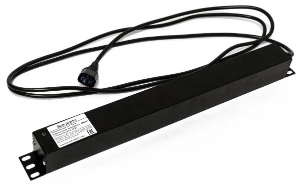 Hyperline SHE19-6SH-2.5IEC Блок розеток для 19