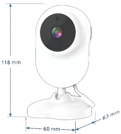 iКапля Плюс Видеокамера Wi-Fi компактная с ИК подсветкой  Фото