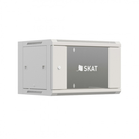 SKAT TB-12W645GF-G Шкаф настенный телекоммуникационный 12U 600х450х635мм, дверь стеклянная Фото