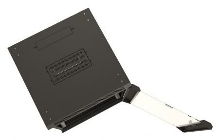 Hyperline TWB-0666-GP-RAL9004 Шкаф настенный 19-дюймовый (19