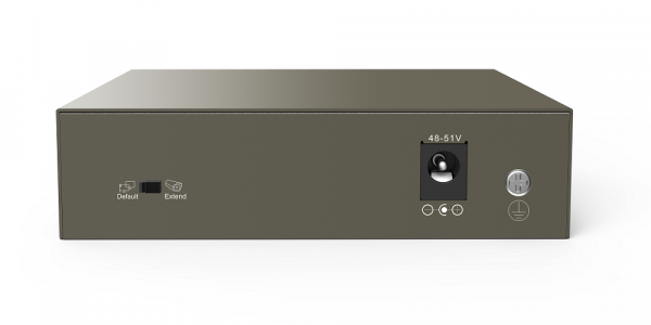 TEF1105P-4-63W Настольный коммутатор с 5 портами 10/100 Мбит/с и 4 портами PoE Фото