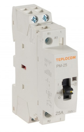 TEPLOCOM РМ-25 релейный модуль 220 В 25 А для управления нагрузкой, NO, NC Фото