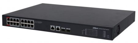 DH-PFS3220-16GT-190 16-портовый управляемый гигабитный коммутатор с PoE, уровень L2 Фото