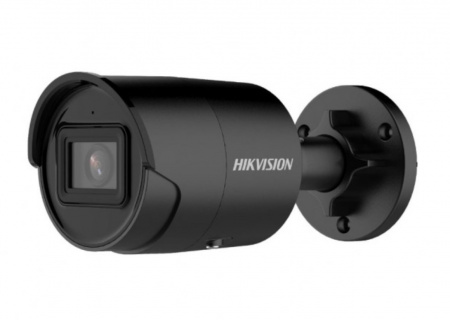 DS-2CD2043G2-IU(2.8mm)(BLACK) 4Мп уличная цилиндрическая IP-камера с EXIR-подсветкой до 40м Фото