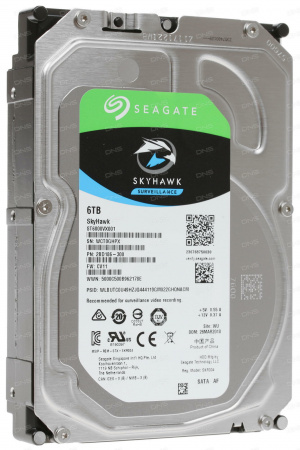 Жесткий диск 6TB Skyhawk (ST6000VX001), SATA-III Фото