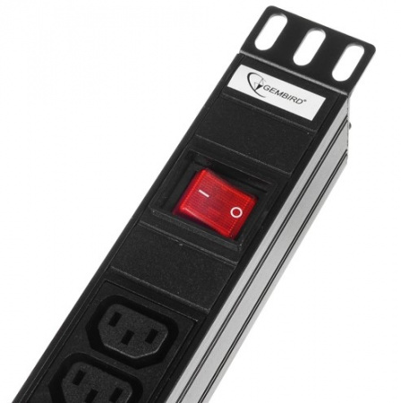 Gembird Блок розеток C13 с защитой для 19