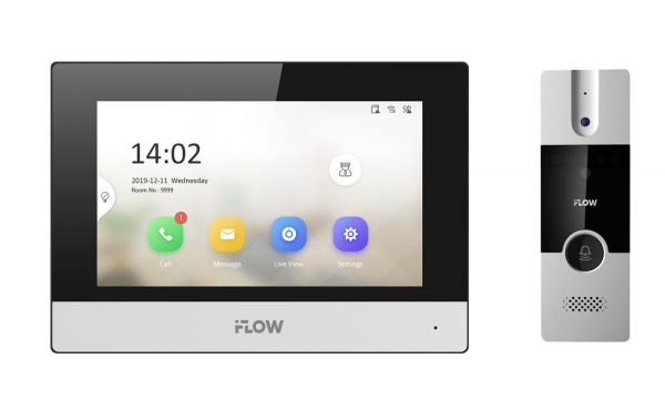 F-VI-5342H Комплект гибридного IP видеодомофона Фото