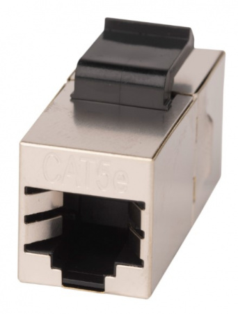 WR-CA-KJ-8p8c-C5E-SH Проходной адаптер формата Keystone, RJ45-RJ45 (8p8c), категория 5е, экранирован Фото WR-CA-KJ-8p8c-C5E-SH Проходной адаптер формата Keystone, RJ45-RJ45 (8p8c), категория 5е, экранирован Фото