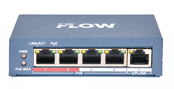 F-SW-EU205POE-V POE-коммутатор неуправляемый с грозозащитой 6кВ Фото
