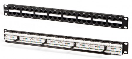 Hyperline PPHD-19-48-8P8C-C6-110D Патч-панель высокой плотности 19