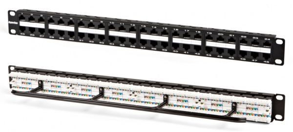 Hyperline PPHD-19-48-8P8C-C6-110D Патч-панель высокой плотности 19 Hyperline PPHD-19-48-8P8C-C6-110D Патч-панель высокой плотности 19