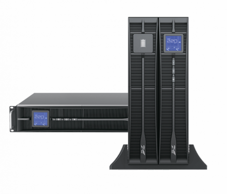 Источник бесперебойного питания однофазный двойного преобразования KR2000-RM с АКБ 4 шт., 9 А/ч Фото