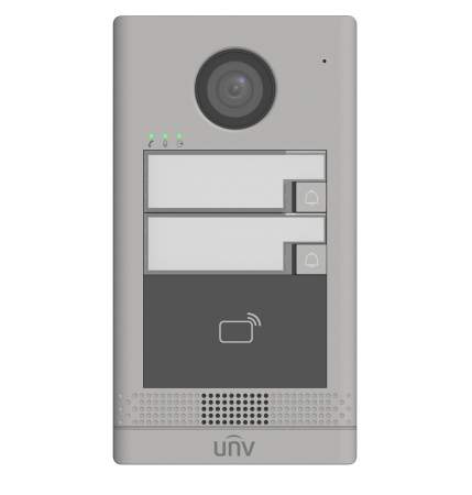 OEU-202S-HMK2 Металлическая вызывная панель на 2 абонента с ИК-подсветкой Фото