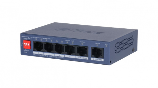 DH-CS4006-4ET2GT-36 4-портовый PoE коммутатор с функцией облачного управления Фото