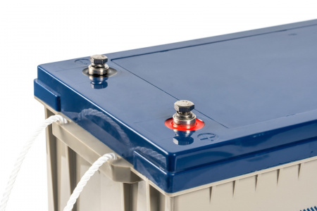 SKAT SB 12200S АКБ свинцово-кислотная тип AGM 12V 200Ач Iзар.66А, клеммы под болт М6 Фото