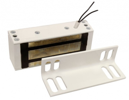 М1-300 с уголком (белый) Замок электромагнитный Фото