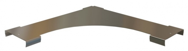Hyperline RST-CAH90-100-15-0,8-R100-SZ Крышка угла 90° горизонтального плавного 100x15R100-0,8 мм Фото Hyperline RST-CAH90-100-15-0,8-R100-SZ Крышка угла 90° горизонтального плавного 100x15R100-0,8 мм Фото
