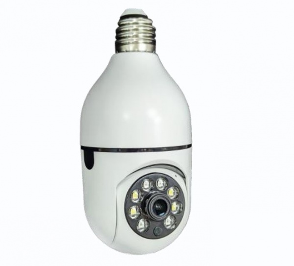 iЛампа Поворотная Wi-Fi камера в патрон E27 Фото