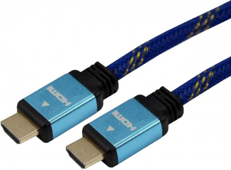 Шнур HDMI -  HDMI gold 1.5М шелк с фильтрами REXANT Фото