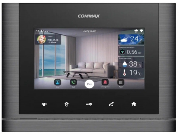 CMV-70MX Темное Серебро B/S, Видеодомофон 7 дюймов Фото CMV-70MX Темное Серебро B/S, Видеодомофон 7 дюймов Фото