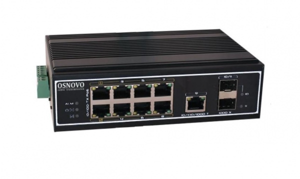 SW-60812/I Неуправляемый PoE коммутатор на 11 портов Фото