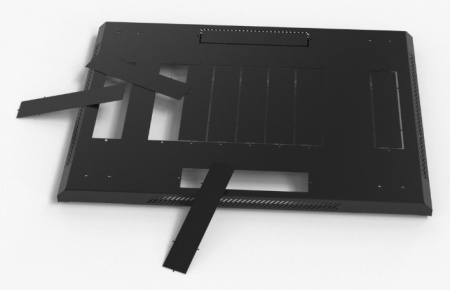 Hyperline TTB-4761-DD-RAL9004 Шкаф напольный 19-дюймовый, 47U, 2277x600х1000 мм (ВхШхГ) Фото