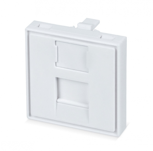 Cabeus FP-45-1M Вставка 45x45 (Mosaic) для 1 модуля формата Keystone Jack Фото Cabeus FP-45-1M Вставка 45x45 (Mosaic) для 1 модуля формата Keystone Jack Фото