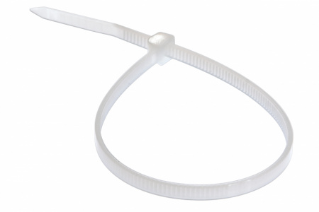 Хомут-стяжка кабельная нейлоновая PROconnect 200 x2,5 мм, белая, упаковка 100 шт. Фото